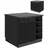 Vicco Kochinsel Fame-Line 90 x 0 x 0 cm Schwarz