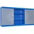 Güde Werkzeugschrank Metall 119 x 60 x 21 cm blau/grau 6 Fachböden abschließbar