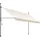 Tectake tectake® Klemmmarkise, mit Handkurbel, höhenverstellbar - 304 cm, einfache Montage