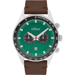 s.Oliver Chronograph Edelstahl Herrenuhren   Herren