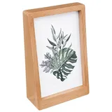Atmosphera - Fotorahmen Verti - Buche und Glas - 10x15 cm - Beige