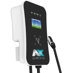 a-TroniX Wallbox 11kW Home Plus Ladestation E-auto Typ2 16A KfW-förderfähig 5m L...