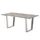 Niehoff Noah Gartentisch 220 x 95 x 76 cm HPL Beton-Design/silber