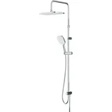 AM.PM Duschsystem, Func Duschsystem ohne Armatur, Regenduschset Kopfbrause Duschsäule Dusche F07FA000 chrom,