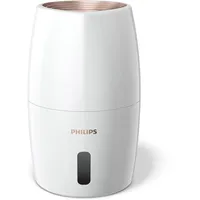 Philips (HU2716/10) Luftbefeuchter 2000 series NanoCloud für bis zu 99% weniger Bakterien, 200ml/h, 2L Wassertank, Ultra leise (33dB), Sensor, 3 Stufen, Auto&Schlafmodus, Timer, Weiß