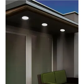 EGLO LED Einbauleuchte Kunststoff/Metall Ø7,8 cm 6W 3000K Warmweiß IP44