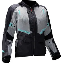 leatt adventure Adventure FlowTour 5.5 Textiljacke Schwarz/Hellgrau/Türkis 3XL