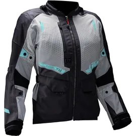 leatt adventure Adventure FlowTour 5.5 Textiljacke Schwarz/Hellgrau/Türkis 3XL
