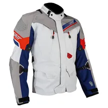 Leatt DriTour 7.5 Textiljacke Grau/Blau/Rot M