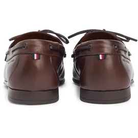 Tommy Hilfiger FLEXIBLE SLIM LEATHER BOAT SHOE Herren Braun 44