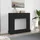vidaXL Kaminumrandung 100 x 30 x 87,5 cm Schwarz