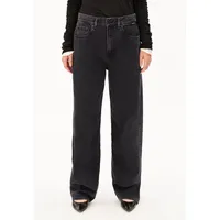 ARMEDANGELS HAAYI LOW WAIST BAGGY JEANS | 100% recycelte Baumwolle Non Stretch - schwarz (32-32)