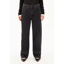 ARMEDANGELS HAAYI LOW WAIST BAGGY JEANS | 100% recycelte Baumwolle Non Stretch - schwarz (32-32)