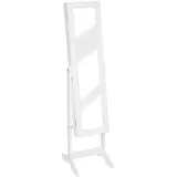Atmosphera - Schmuckschrank Glas - Weiß - 37 -2x145 Cm Créateur D'Intérieur