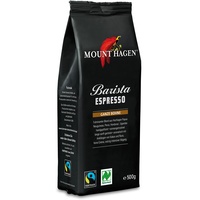 Mount Hagen Bio Espresso Barista ganze Bohne FT Naturland 500g