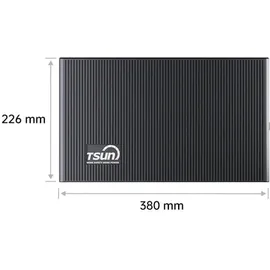 sunniva Balkonkraftwerk Full Black Bifazial 3000 W inkl. 6,03 kWh Speicher + 6 x 500 W Glas-Bifacial Module