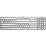 Logitech MX Keys S Pale Grey - Kabellose Tastatur, US-Layout (Qwerty)