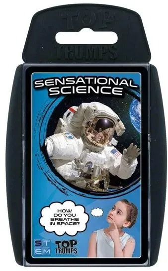 Sensational Science STEM Top Trumps Card Game (English)