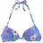 s.Oliver Push-Up-Bikini-Top Damen Blau 36 Cup A