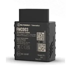 Teltonika FMC003, Auto, GPS-Tracker, Schwarz, Schmutzabweisend, Single SIM, Acry