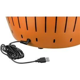 Lotusgrill Holzkohlegrill XL mandarinorange inkl. USB Anschluss
