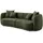 Livora Couch Polyester 2-Sitzer Grün