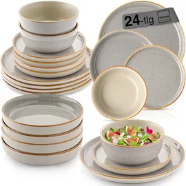 sänger Rio Tafelservice 24-tlg. perlgrau