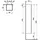 Laufen Pro A Hochschrank 350 x 33,5 x 165 cm Weiß glänzend Glas/MDF/Spanplatte