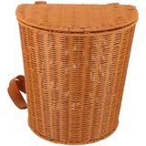 TOYANDONA Rattan-Outdoor-Rucksack: Geflochtener Weidenkorb mit verstellbaren Riemen für die Teeernte, Obsternte und Picknick-Aufbewahrung