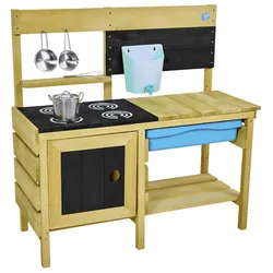 TP Toys Matschküche, Holz, naturfarben - beige
