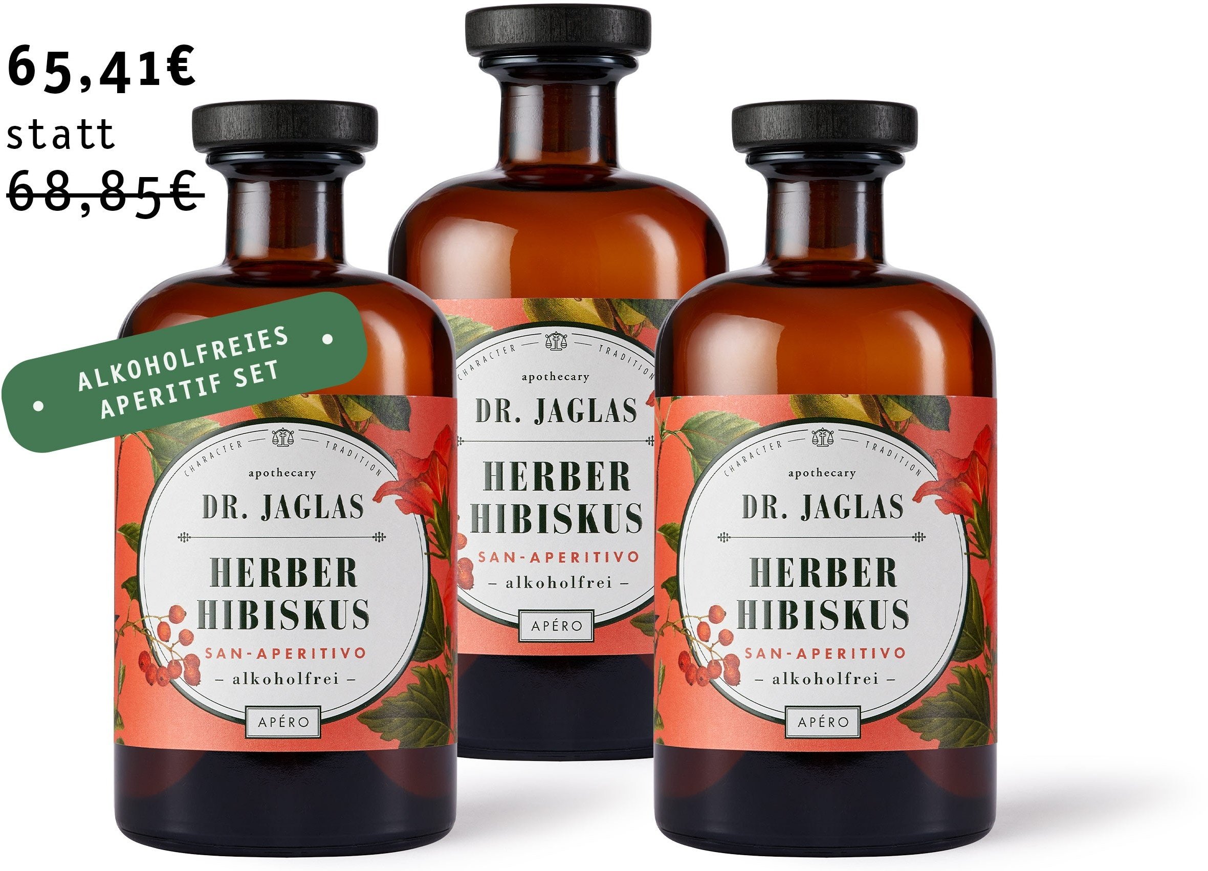 Herber Hibiskus - 3x 500ml im Bundle