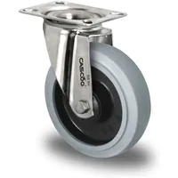 CASCOO Lenkrolle ø 100 mm 0 kg Weiß