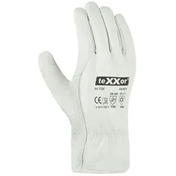 teXXor® Rindnappaleder-Winterhandschuhe FAHRER-WINTER, Natur