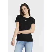 Boss Regular Fit T-Shirt aus reiner Baumwolle Modell 'C_ELOVE_EMBRO', Black, XS