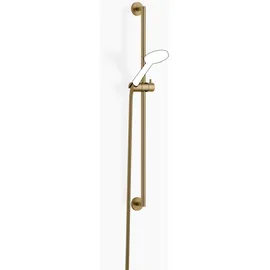 Dornbracht Duschgarnitur ohne Handbrause, runde Rosette 55mm, 26413625-39, Farbe: Dark Brass gebürstet