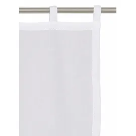 HOSSNER - ART OF HOME DECO Scheibengardine "Großglockner", weiß, B:47cm H:120cm, Baumwolle, HOSSNER - ART OF HOME DECO, Gardinen, HxB: 120x47