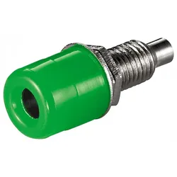 Bananeneinbaubuchse, 4mm - Farbe: grün