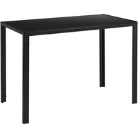 [en.casa] Esstisch schwarz Küchentisch Esszimmertisch Glas Tisch Esszimmer