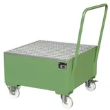 Bauer Südlohn Fahrbare Auffangwanne 2004, lackiert, Resedagrün