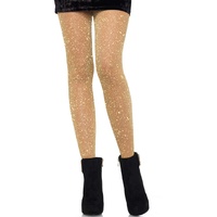 Leg Avenue - Lurex-Strumpfhose, Einheitsgröße, Gold