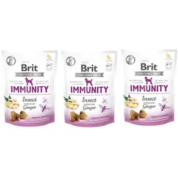 Brit Care Dog Funktioneller Snack Immunität Insekt 3x150g