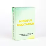 GR Gift Republic Gift Republic Achtsame Meditationskarten, 100 Achtsamkeitskarten, beruhigendes Meditationsgeschenk, Selbstpflege, Positive Bestätigung, Angstlinderung