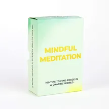 GR Gift Republic Gift Republic Achtsame Meditationskarten, 100 Achtsamkeitskarten, beruhigendes Meditationsgeschenk, Selbstpflege, Positive Bestätigung, Angstlinderung