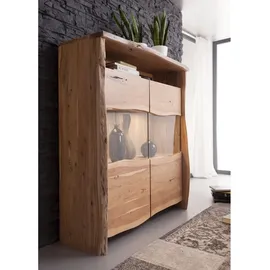 Massivmoebel24 Highboard 131 x 147 x 45 cm Natur