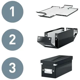 Leitz CD-Ablagebox Click & Store WOW blau