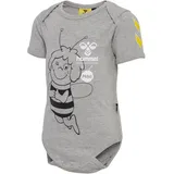 hummel hmlMAYA kurzarm Baby-Body grey melange 92