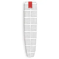 Rayen - Bügelbrettbezug für Ärmel, universelle Größe 61,5x21,5 cm, weiß, 100% Baumwolle, elastisch, titanbeschichtet