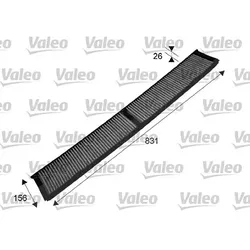 Valeo Filter, Innenraumluft [Hersteller-Nr. 715503] für BMW