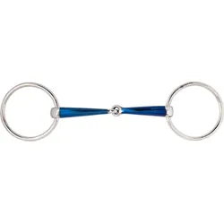 Wassertrense BR Equitation Sweet Iron BLAU|silber 13.5