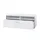Uno Setto Lowboard 124 cm Weiß Metall/Holzwerkstoff